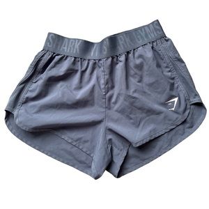 Dusty Blue Gymshark Running Shorts
